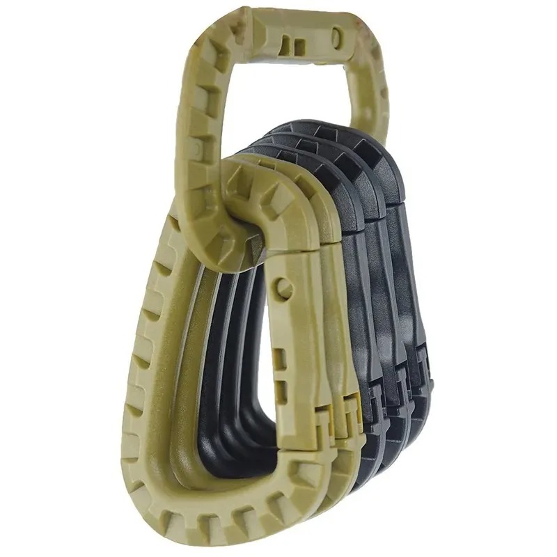Keychain Multi Tool - 전술 Carabiner 세트 플라스틱 강철 빠른