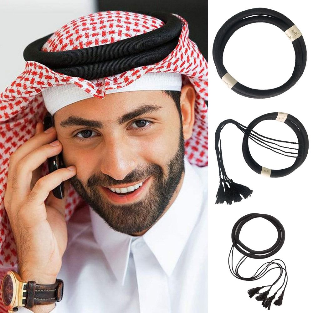 Men'S Accessories Dubai - 1개 이슬람 의류 헤드웨어 로프 남성