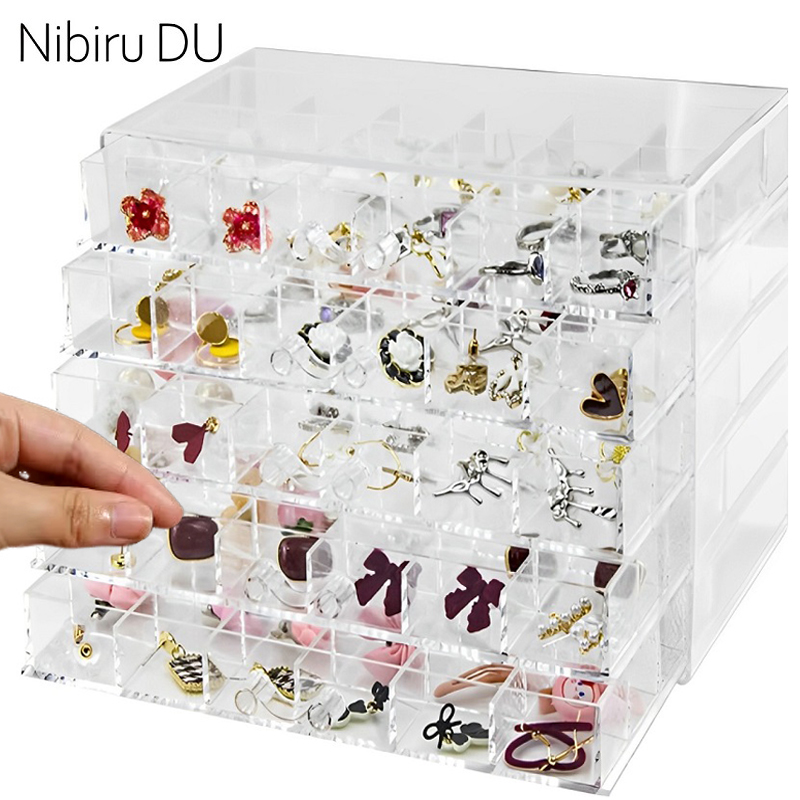 Men'S Accessories Drawer Organizer - 투명 쥬얼리 보관함, 서랍 네일 다이아몬드