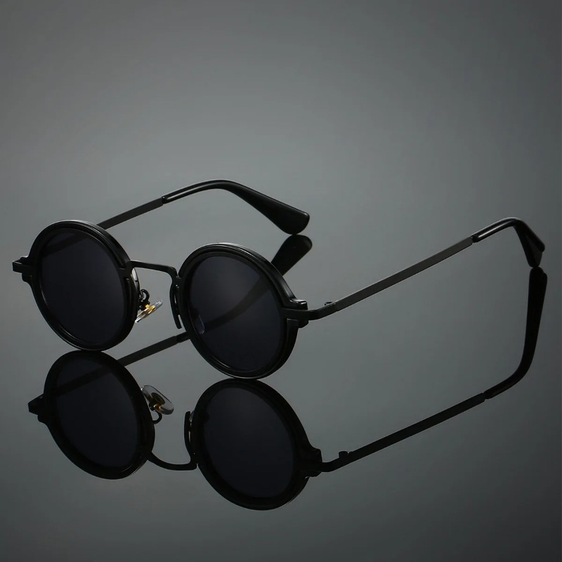 Quality Men'S Accessories - 남성용 새로운 레트로 금속 라운드 프레임