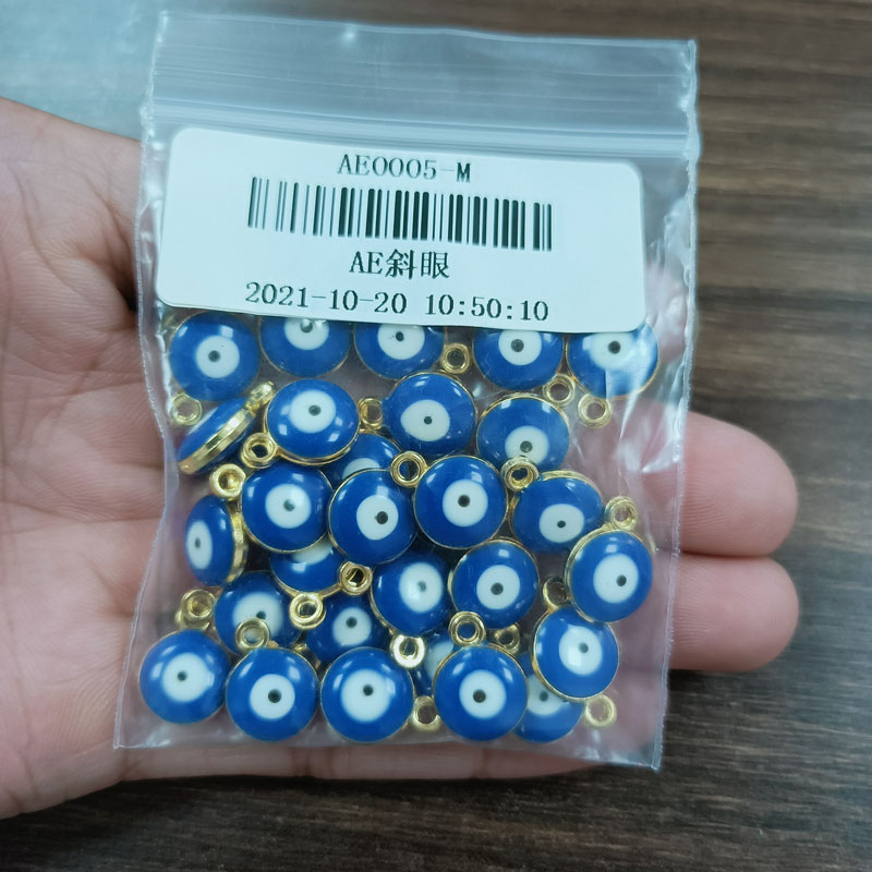 100개 10mm 클래식 터키 악마의 눈 참 펜던트 여 - Men Accessories Evil Eye 리뷰 및 가격
