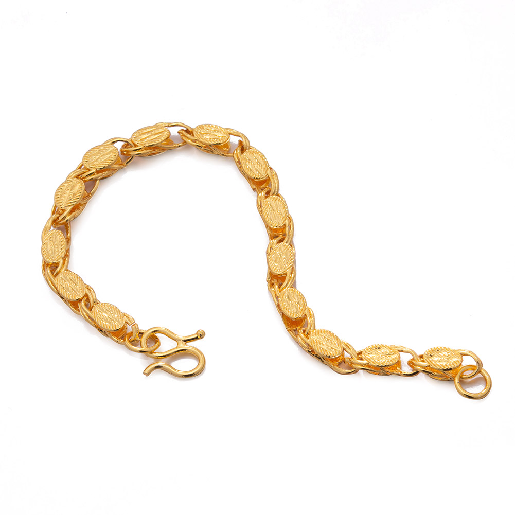 20CM 트렌디 골드 컬러 남자 팔찌 커플 중동 두바이 - Men'S Accessories Dubai 리뷰 및 가격