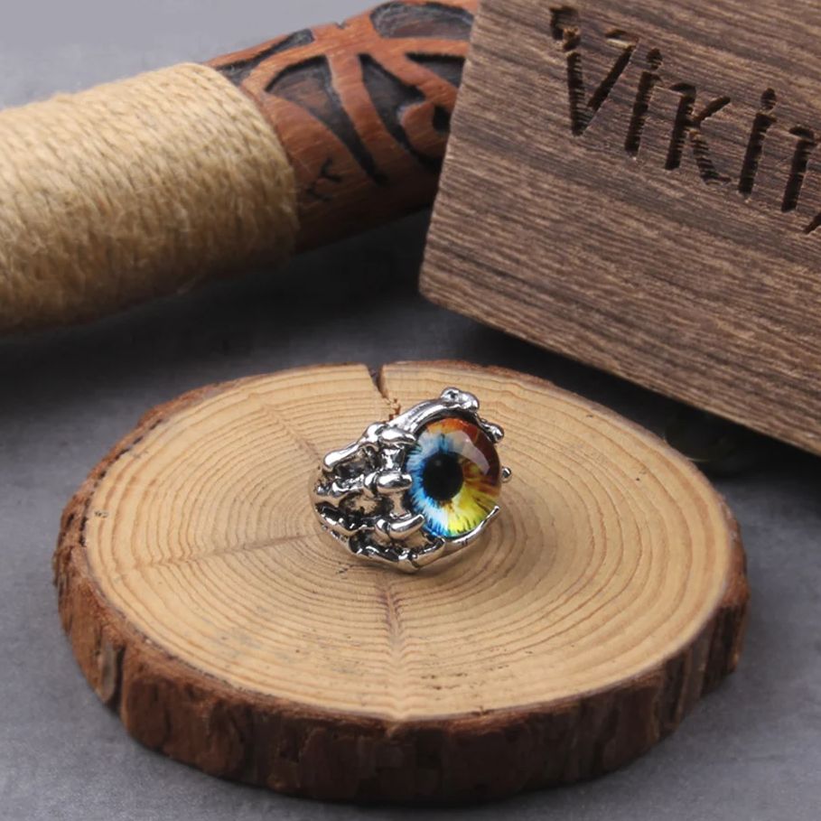 럭키 터키 블루 이블 아이 링, 여성 패션, 펑크 악마 - Men Accessories Evil Eye 리뷰 및 가격