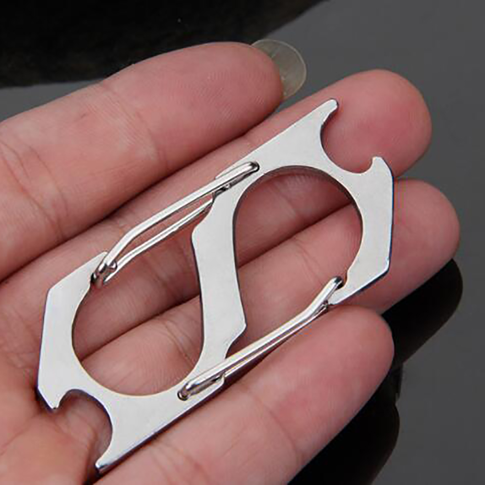 다기능 등산 병따개, 후크 키체인, 야외 캠핑 장비,  - Keychain Multi Tool 리뷰 및 가격
