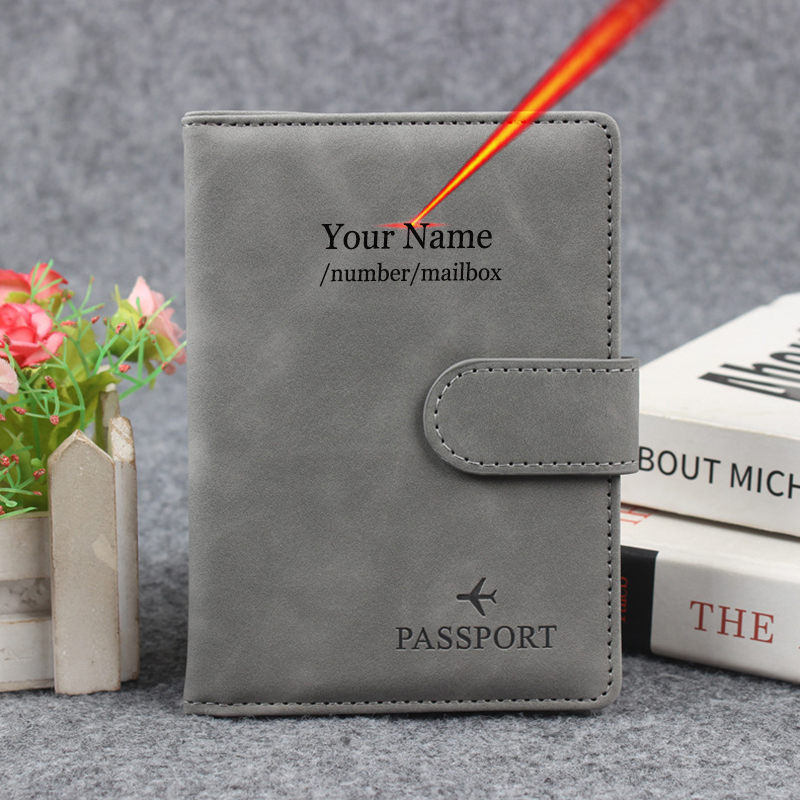 마그네틱 버튼 여권 커버 커버에 이름을 사용자 정의 R - Men Accessories Name 리뷰 및 가격