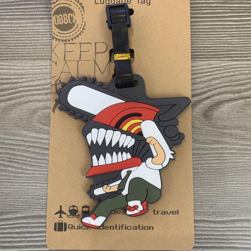 애니메이션 체인소맨 보딩 러기지 태그 여행 가방 펜던트 - Men Accessories Name 리뷰 및 가격