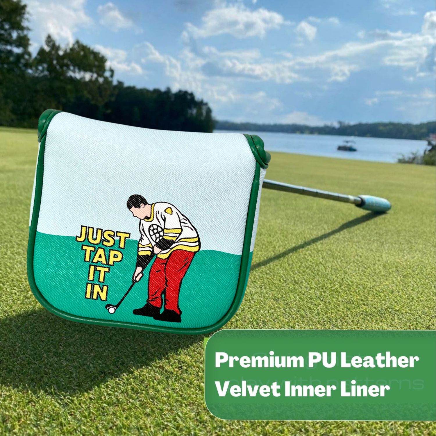 재미있는 PU 가죽 골프 퍼터 커버-프리미엄 클럽, 남 - Men'S Accessories Essentials 리뷰 및 가격