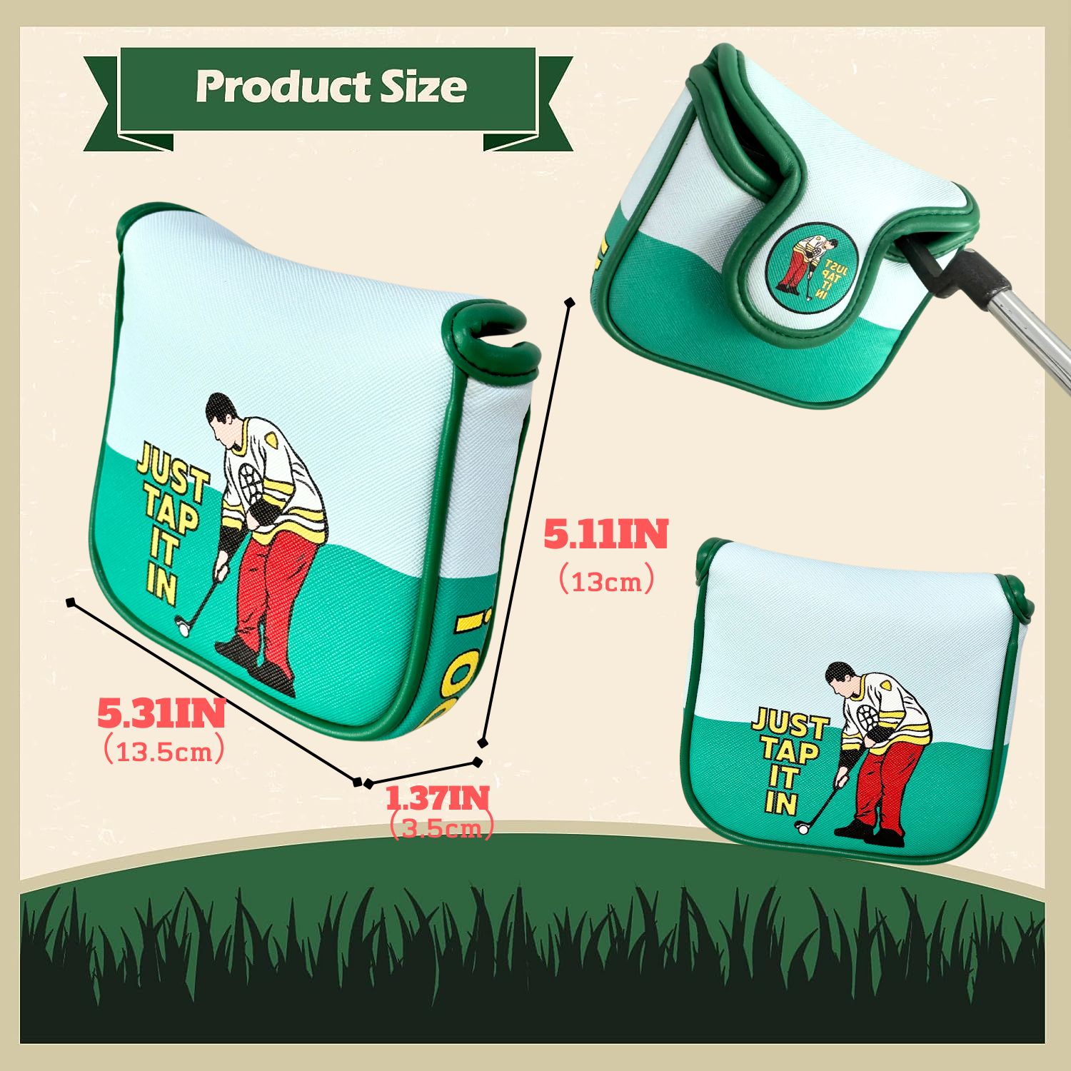 재미있는 PU 가죽 골프 퍼터 커버-프리미엄 클럽, 남 - Men'S Accessories Essentials 리뷰 및 가격