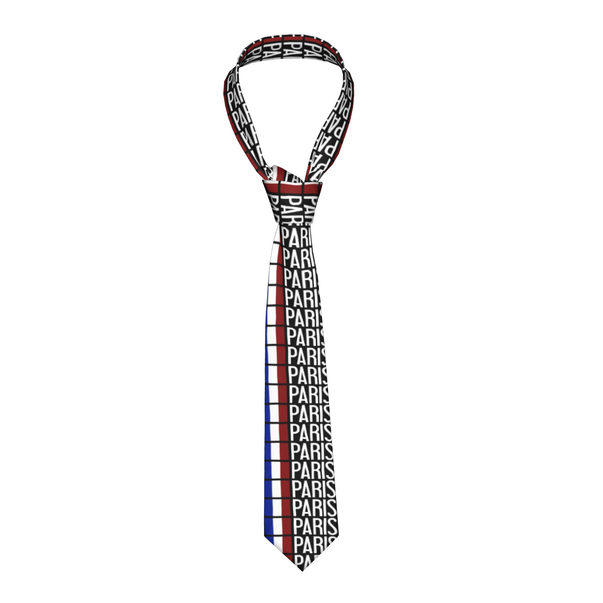 남성용 넥타이 프랑스 프랑스 국기 파리 넥타이 클래식  - Men'S Accessories Paris 리뷰 및 가격