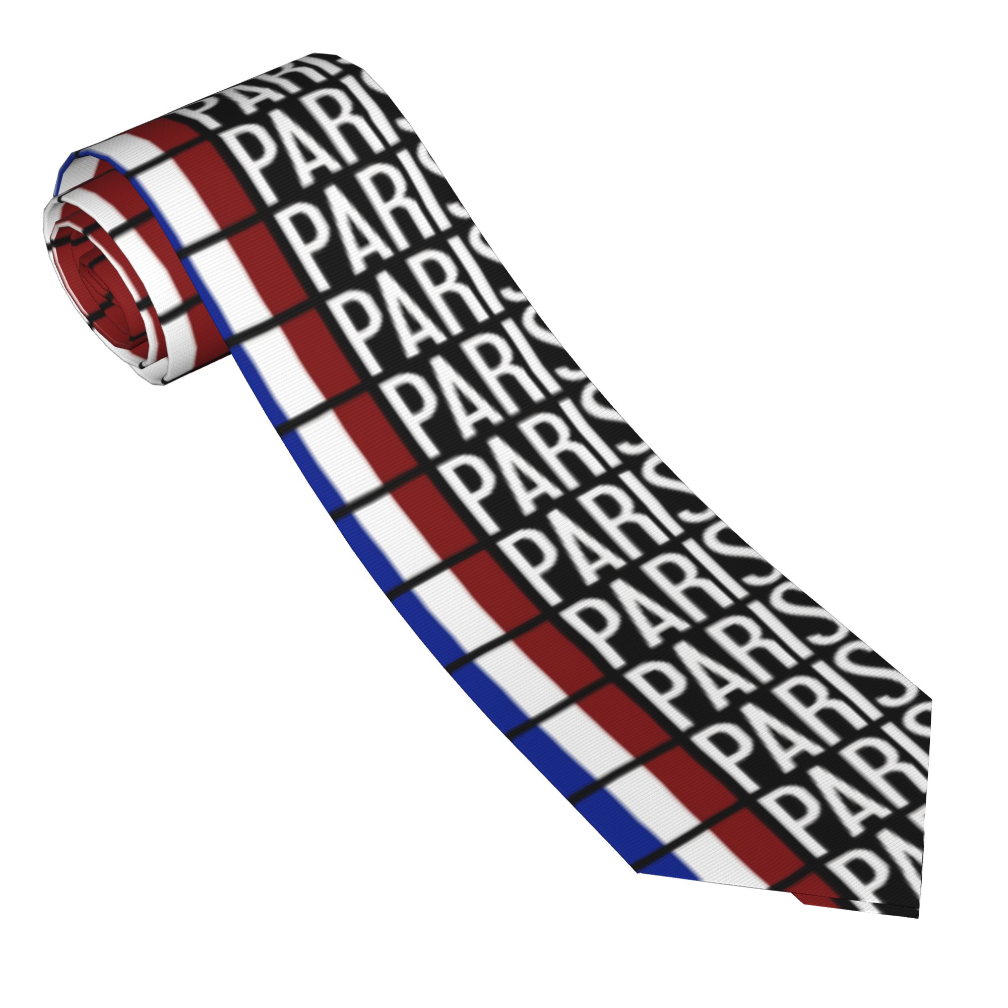 남성용 넥타이 프랑스 프랑스 국기 파리 넥타이 클래식  - Men'S Accessories Paris 리뷰 및 가격