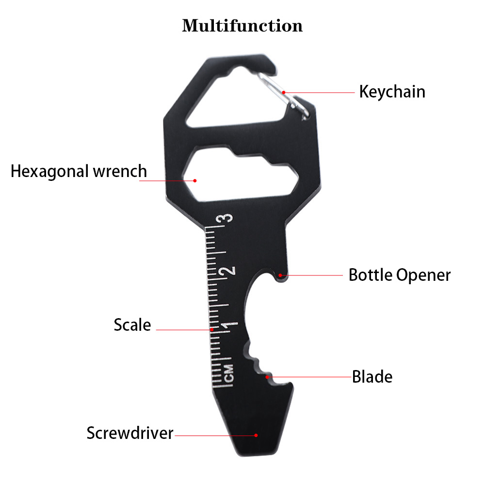 6 in 1 다용도 미니 도구 스크루드라이버 병따개 유 - Keychain Multi Tool 리뷰 및 가격