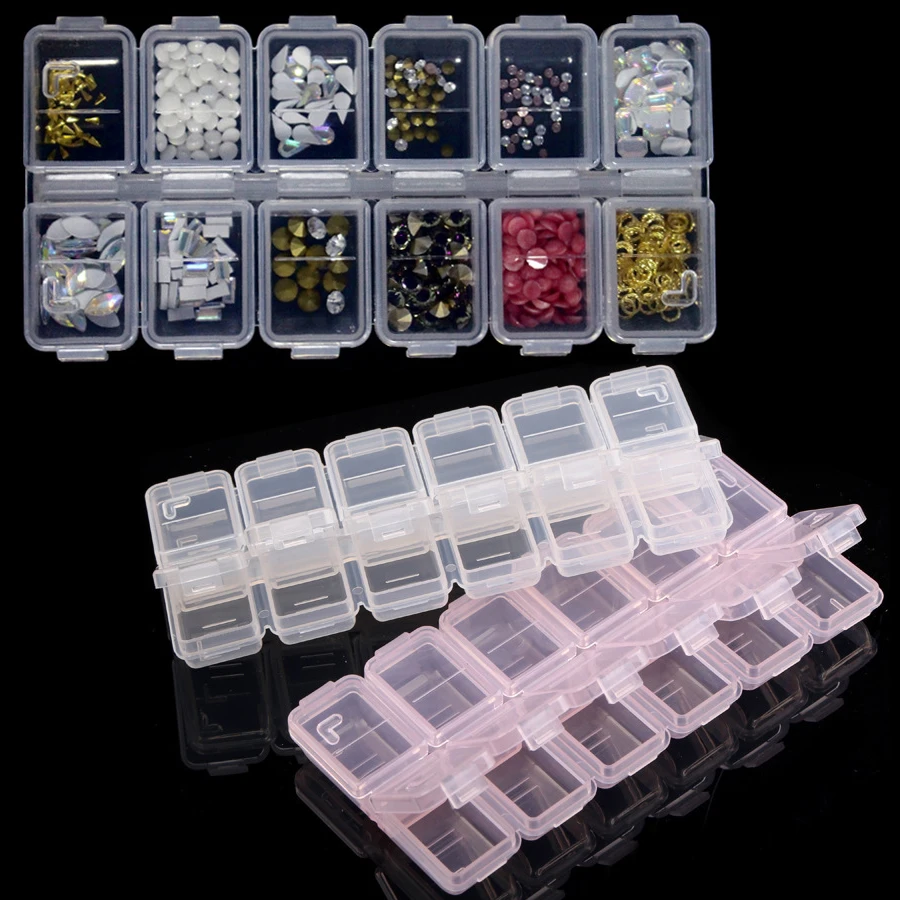 12칸 플라스틱 라인스톤 정리함, 네일아트 도구 보석  - Men'S Accessories Drawer Organizer 리뷰 및 가격
