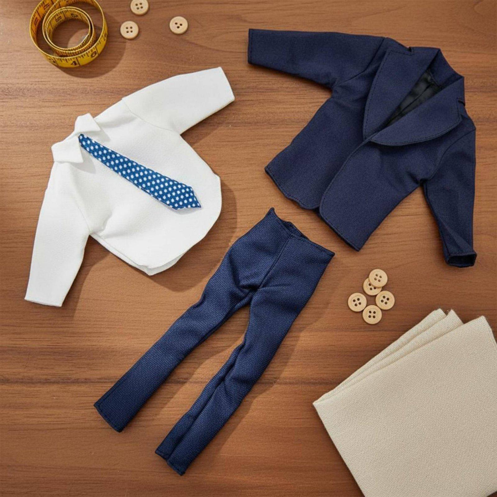 남성 인형 정장 세련된 천 의상 30cm 패션 인형 하 - Men'S Accessories Wardrobe 리뷰 및 가격