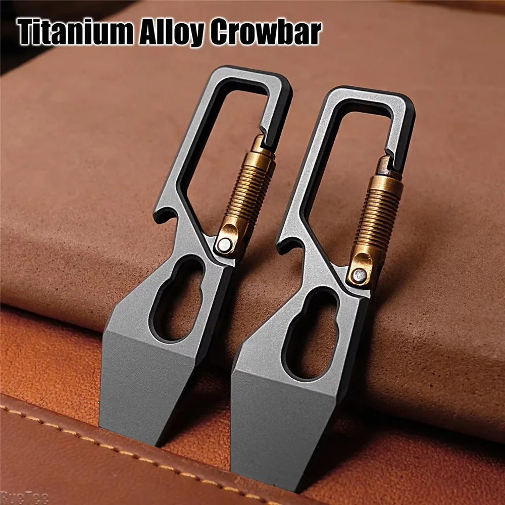 6cm 5-1 다기능 키 체인 프라이 바 티타늄 합금  - Keychain Multi Tool 리뷰 및 가격